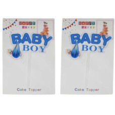 Топпер для торту /90800-6/ "Baby boy" 14 см (12/1200)