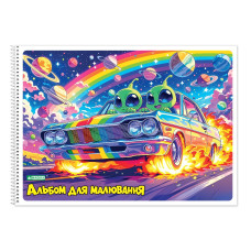 Альбом для малювання "Magika" А4/40арк. /САВ-27 2026/ флюорисцентні фарби, 120г/м.кв. (4)