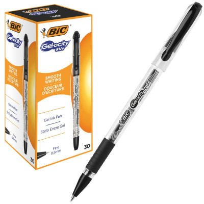 Ручка гелева "BIC" Gel-Ocity Stic /bcCEL1010266/ чорна (30/720)