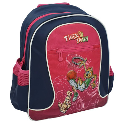 STOCK Ранець "TIGER" /2607-2/ h=37 "Тигр" Рожевий (1/12)