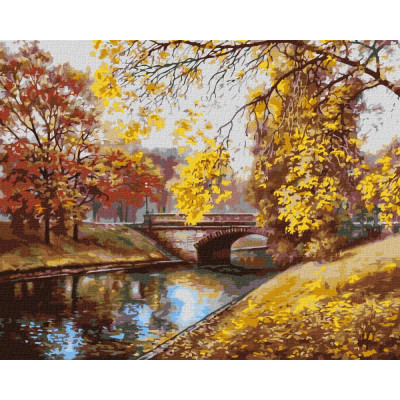 Картина за номерами "Ідейка" /KHO2879/ "Осінній пейзаж" 40*50см