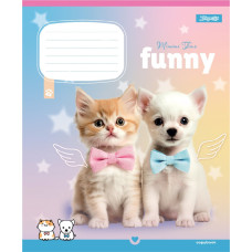 Зошит уч. "1B" 12арк.== /768209/ "Funny Pets" (25/500)