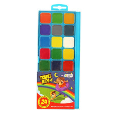 Акварель "ГАММА-Н" ПЛАСТ "TRAVEL KIDS" 24 кол. 312082/TK  б/п  (1/20)