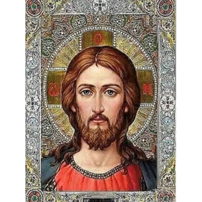 Алмазна мозаїка "Go to art" /189526/ "Ісус Христос" 30*40 см
