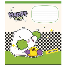 Зошит уч. "Школярик" 18арк.# /3532K/ "Happy one " виб.УФ-лак (дівчинка) (25/250)