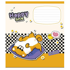 Зошит уч. "Школярик" 18арк.# /3532K/ "Happy one " виб.УФ-лак (дівчинка) (25/250)