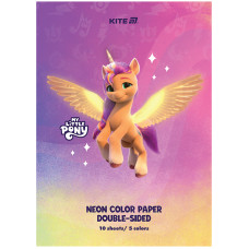 Папір кольоровий "Kite" /LP24-252/ неон A4/(10арк/5кол) My Little Pony (1/50)