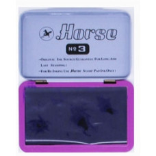Подушка штемпельна "Horse" /L0730-PU/№3 фіол.