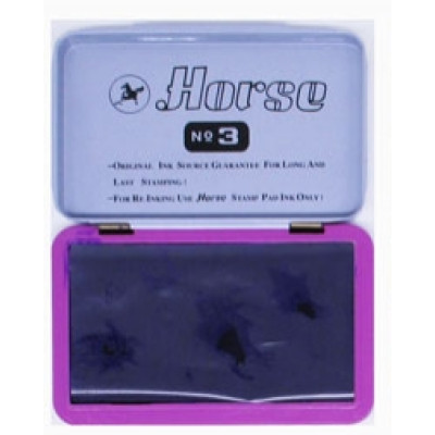 Подушка штемпельна "Horse" /L0730-PU/№3 фіол.