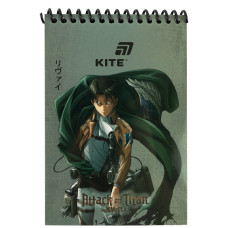 Скетчбук А6/48арк. "Kite" /AT26-196/ пласт. спіраль Attack on Titan Season 1-3 (1/20)