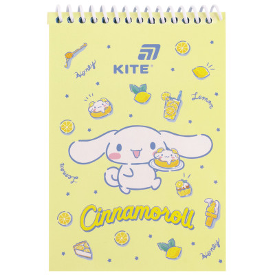 Скетчбук А6/48арк. "Kite" /CR26-196/ пласт. спіраль Cinnamoroll (1/20)