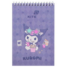 Скетчбук А6/48арк. "Kite" /HK26-196-2/ пласт. спіраль Kuromi (1/20)