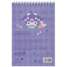 Скетчбук А6/48арк. "Kite" /HK26-196-2/ пласт. спіраль Kuromi (1/20)