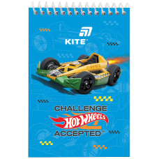 Скетчбук А6/48арк. "Kite" /HW26-196/ пласт. спіраль Hot Wheels (1/20)