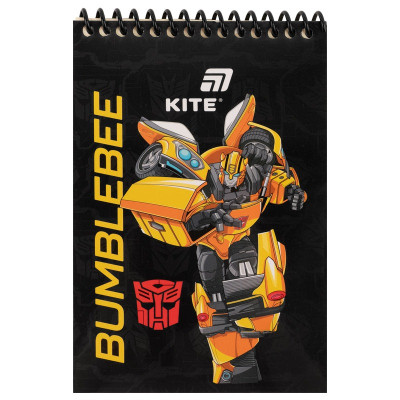 Скетчбук А6/48арк. "Kite" /TF26-196/ пласт. спіраль Transformers (1/20)