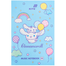 Зошит для нот А4/20арк "Kite" /CR26-404/ Cinnamoroll (1/10)