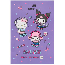 Зошит для нот А4/20арк "Kite" /HK26-404/ Hello Kitty (1/10)