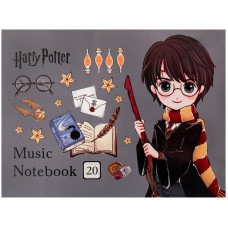 Зошит для нот А5/20арк "Kite" /HP26-405/ Harry Potter (1/10)