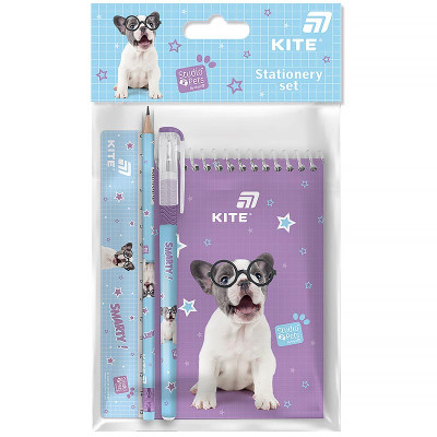 Набір канцтоварів "Kite" /SP26-S03/ 4 предмети Studio Pets (1/20)
