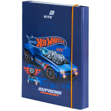 Папка для зошитів "Kite" /HW26-210/ В5 на гумці картон Hot Wheels (1/10)