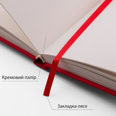 Скетчбук 13х21см/80арк. "SANTI" /743184/ тв. обкл. PU, 110г/м2, червоний (1/10/40)