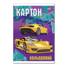 Картон кольоровий "Бріск" (УВ-28)  7кольор.  14лист. А4 (10)