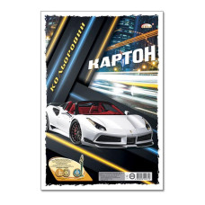 Картон кольоровий "Бріск" (УВ-20)  9кольор. 9арк. А4 "Gold"  (10/120)