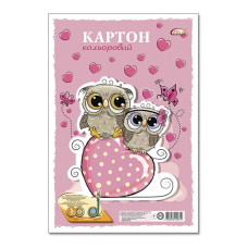 Картон кольоровий "Бріск" (УВ-20)  9кольор. 9арк. А4 "Gold"  (10/120)