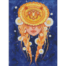 Алмазна мозаїка "Ідейка" /AMO7566/ "Лев" 30*40см