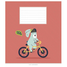 Зошит уч. "Школярик" 18арк.== /3212L/ "Cute copybook" виб. УФ-лак (дівчинка) (25/250)