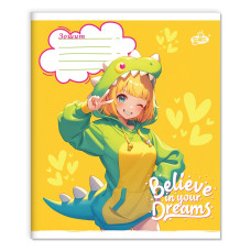 Зошит уч. "Бріск" 18арк.== /ТВ-108/ №2564 Чарiвна дiвчина (25/500)