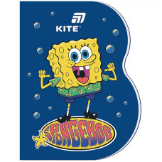 Блокнот А6/60арк. "Kite" /SB26-223/ вирубка, клей SpongeBob SquarePants (1/50)