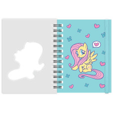 Блокнот А6/80арк. "Kite" /LP26-229/ вирубка, спіраль My Little Pony (1/50)