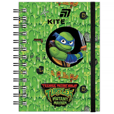 Блокнот А6/80арк. "Kite" /NT26-229/ вирубка, спіраль TMNT Mutant Mayhem (2023 Movie) (1/50)