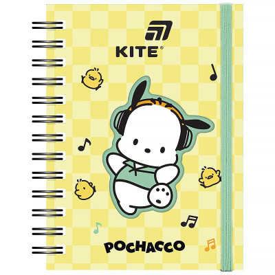 Блокнот А6/80арк. "Kite" /PC26-229/ вирубка, спіраль Pochacco (1/50)