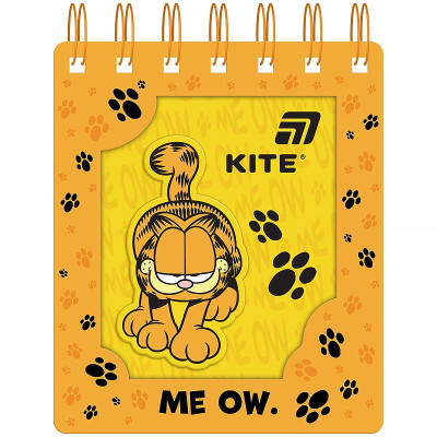 Блокнот А6/80арк. "Kite" /GF26-276/ вирубка, спіраль Garfield Retro/Classic (1/50)