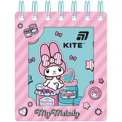 Блокнот А6/80арк. "Kite" /HK26-276-2/ вирубка, спіраль My Melody (1/50)
