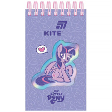 Блокнот А6/80арк. "Kite" /LP26-279/ вирубка, спіраль My Little Pony (1/50)