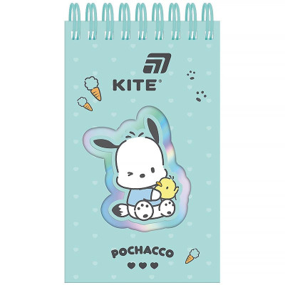 Блокнот А6/80арк. "Kite" /PC26-279/ вирубка, спіраль Pochacco (1/50)