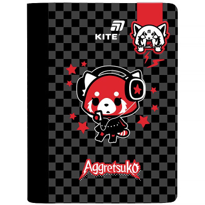 Блокнот А5/60арк. "Kite" /AR26-192/ з магн. закладкою # Aggretsuko (1/20)