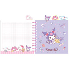 Блокнот 155×166 мм/80арк. "Kite" /HK26-278/  #, з розділювачами Hello Kitty MIX (1/24)