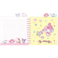 Блокнот 155×166 мм/80арк. "Kite" /HK26-278/  #, з розділювачами Hello Kitty MIX (1/24)