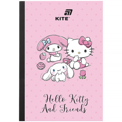 Блокнот А5/40арк. "Kite" /HK26-091-2/ м'яка обкл. # Hello Kitty MIX (1/30)