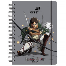 Блокнот А5/80арк. "Kite" /AT26-190/ # на спіралі Attack on Titan Season 1-3 (1/10)