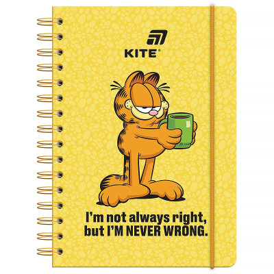 Блокнот А5/80арк. "Kite" /GF26-190/ # на спіралі Garfield Retro/Classic (1/10)