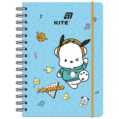 Блокнот А5/80арк. "Kite" /PC26-190/ # на спіралі Pochacco (1/10)