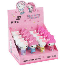 Клей-олівець 9г "Kite" /HK26-131/ PVP з фігурним ковпачком Hello Kitty MIX (16/256)