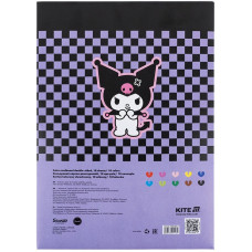 Картон кольоровий А4/10арк. "Kite" /HK24-255-2/ двосторонній 10кол, Kuromi Куромі (1/50)