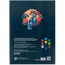 Картон кольоровий А4/10арк. "Kite" /TF24-255/ двосторонній 10кол, Transformers (1/50)