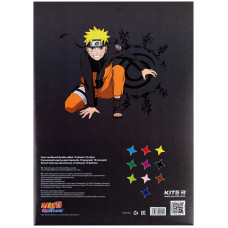Картон кольоровий А4/10арк. "Kite" /NR24-255/ двосторонній 10кол, Naruto Shippuden (1/50)